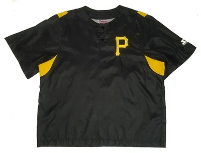 Pittsburgh Pirates Warm Up Jersey Vtg 80s STARTER Diamond Collection USA NEW Lg - Image 1 of 4