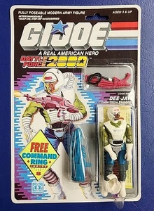 Vintage GI Joe ARAH Battle Force 2000 Dee-Jay MOC w/ Command Ring - Picture 1 of 7