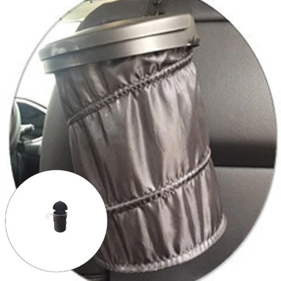 Expandable Vehicle Garbage Bin Collapsible Spillproof Vehicle Storage Solution - Image 1 of 4