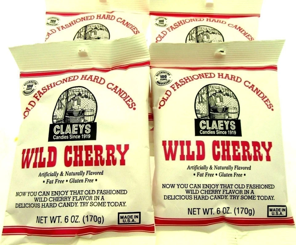 Wild Chery Hard Candy6oz by Claeys Candies Mfrpartno 651