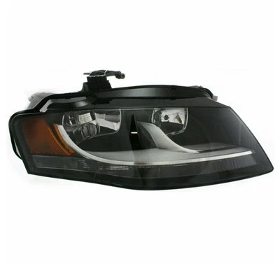 Faro halógeno delantero para 09-12 A4 faro luz principal lámpara con bombilla lado derecho Foto 1 de 4