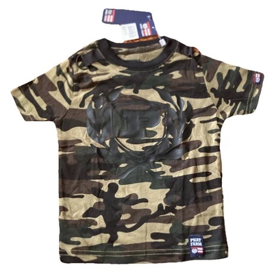 Camiseta Phat Farm Ejército Camuflada Gráfica Manga Corta Niño Pequeño Talla 3T—NUEVA CON ETIQUETAS Foto 1 de 4