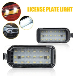Fits For Ford Fiesta Mk7 2009 Rear License Number Plate Lights 6M2A-13550-AC x2 - Picture 1 of 14