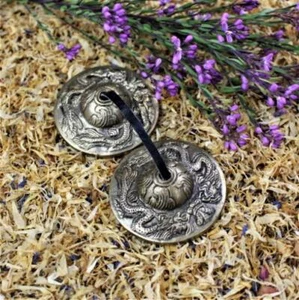 Authentic Hand Crafted Brass Tibetan Tingsha Cymbals - Picture 1 of 5