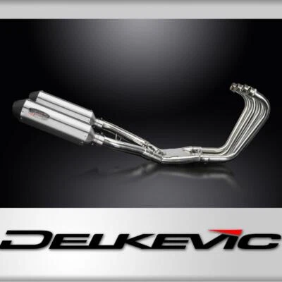 Silenciadores de acero inoxidable ovalados X Yamaha FJ1100 1984-1985 4-2 343 mm Foto 1 de 4