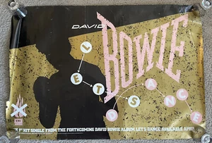 Vintage 1983 David Bowie Lets Dance ORIGINAL Promo Poster Full Size 24x34 - Picture 1 of 7