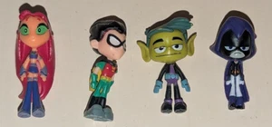 Jazwares DC Comics Teen Titans Go! Mini Figure Lot Of 4 Mini Figures 2" - Picture 1 of 10
