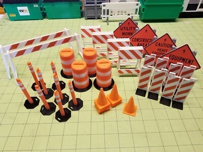 1/14th Scale "Regional Contractor Site Safety Pack" for RC Construction Sites - Image 1 of 3