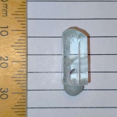 Aguamarina cristalina áspera piedra preciosa natural mineral Aqua Shigar 10.2ct Foto 1 de 4