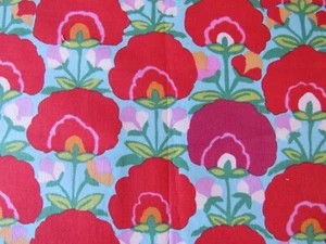 Kaffe Fassett FAN FLOWER RED 20” by WOF GP36 original issue - Picture 1 of 6