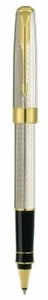 Parker Sonnet Fougere Rollerball Pen Sterling Silver & Gold New In Box - Picture 1 of 3