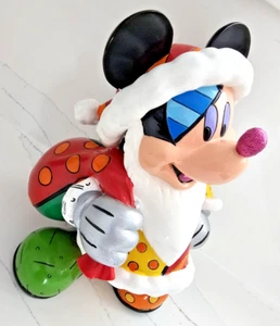 BRITTO 2011 Disney CHRISTMAS MICKEY 8 inch Figurine 4027895 POP CULTURE ART - Picture 1 of 11