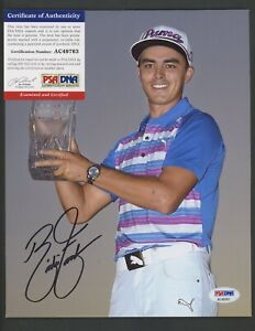 RICKIE FOWLER Signed 8x10 The Players Golf Photo PSA/DNA AUTO