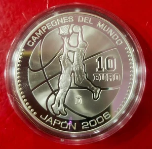 ESPAÑA. AÑO 2006. 10 EUROS PLATA CAMPEONES DEL MUNDO JAPON 2006. PESO 27 GR - Picture 1 of 3