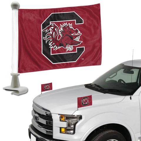 South Carolina Gamecocks NCAA Ambassador Car Flag Set Cover