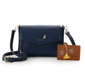 Samantha Thavasa Disney Fantasía Colección Bolso de Hombro con Estuche Azul Marino Mickey - Imagen 1 de 9