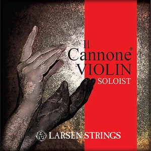 Ensemble de cordes violon Larsen Il Cannone 4/4 Soliste - Extrémité de balle - Photo 1/3