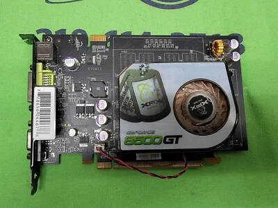 XFX 8500GT 450M 256MB DDR2 TV DVI PCI-E (PV-T86J-WAJG) - Image 1 of 3