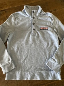 Vineyard Vines Boy 1/4 snap sweatshirt Blue size S (8-10) - Picture 1 of 7