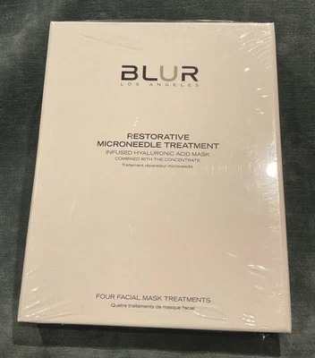 Anti-aging BLUR Restorative Microneedle Treatment Infused Hyaluronic Acid Masks - Image 1 of 4