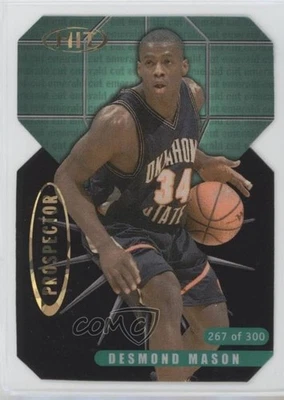 Sage Hit Prospector Emerald 2000 troquelado/300 Desmond Mason #P13 novato radiocontrol Foto 1 de 2