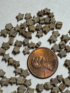 LOTE AL POR MAYOR DE 100 MINI TALLOS CRINOIDES ESTRELLA FÓSIL - Imagen 1 de 3
