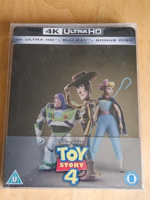 TOY STORY 4 - DISNEY PIXAR'S 4KUHD BLU-RAY STEELBOOK - NEW/SEALED - Image 1 of 2