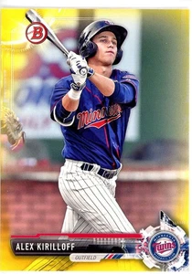 2017 Bowman - Prospects Alex Kirilloff #BP102 Yellow (RC) - Picture 1 of 2