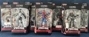 Marvel Legends Kingpin Wave Juego Completo de 7 Spider-Man Gato Negro Duende Rojo - Imagen 1 de 3