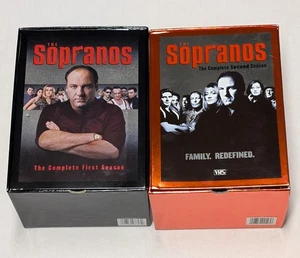 The Sopranos Seasons 1 & 2 VHS Collection Excellent Condition Like New HBO Drama - Picture 1 of 5