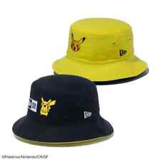 [NEW]NEW ERA Bucket Hat  Reversible Pokemon  Black x  yellow 2024 Size L-XL