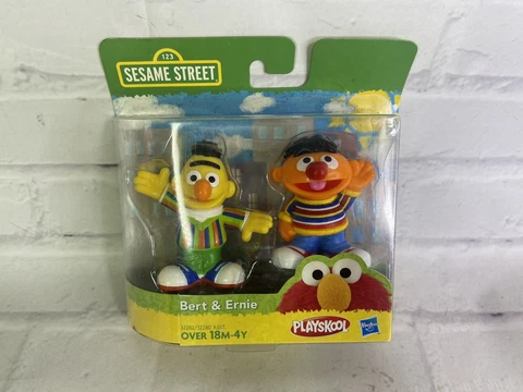Playskool Sesame Street Bert and Ernie Figure 2 Pack Figures Toy NEW Cover