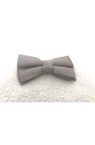 Made For Retail Easy On Clip On Gray Colors Baby Toddler Young Boys Bow Tie - Picture 1 of 10