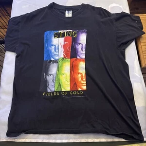 Vintage Sting / Police Shirt XL Fields Of Gold 1995 # 833 - Picture 1 of 5