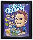 Impression d'art dédicacée encadrée "Dino Crunch" par Create or Destroy 51/2000-FM1