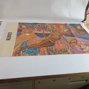 Vintage Abdul Mati Klarwein Poster EVE Big O Earth - Bild 1 von 15