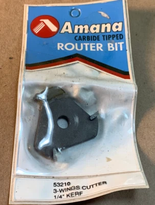 Amana 53210 прорези резак 3 крыла x 1-7/8 D x 1/4 CH x 5/16 внутренний D - Бесплатная доставка - Изображение 1 из 4