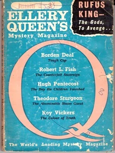 "ELLERY QUEEN'S MYSTERY MAGAZINE" DECEMBER 1963, Used Paper Back Book, FREE POST - Picture 1 of 2