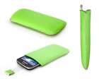 caseroxx Slide-Etui für Samsung Galaxy Ace SM-G310 in grün aus Kunstleder