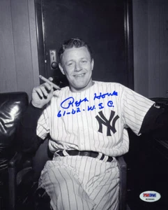 Ralph Houk SIGNED 8x10 Photo + 61-62 WSC New York Yankees PSA/DNA AUTOGRAPHED - Picture 1 of 1