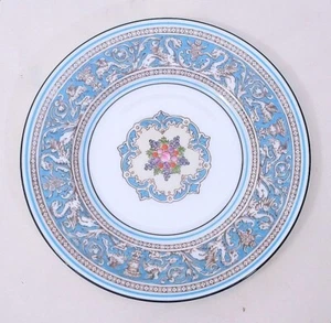 Plato de pan central floral azul turquesa florentino Wedgwood w2714 652 - Imagen 1 de 5