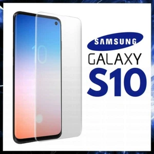PELLICOLA IDROGEL PER SAMSUNG GALAXY S10 SILICONE GEL TPU PROTEZIONE TRASPARENTE - Zdjęcie 1 z 6