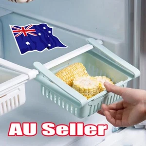 Kitchen Box Fridge Freezer Storage Holder Rack Space Saver Organizer Shelf TK - Picture 1 of 12