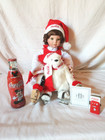 Danbury Mint “Courtney” Coca-Cola Collector Doll by Susan Wakeen +PHB Hinged Box