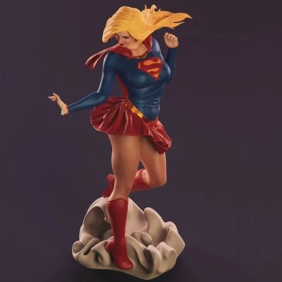 Supergirl DC 3D Printing Figure Model Kit Unpained Unassembled GK 1/8 24cm - Image 1 of 4