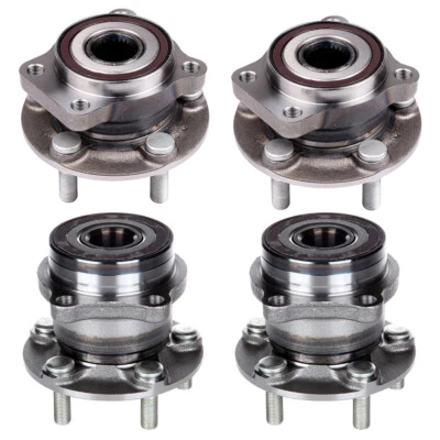 4pcs Front Rear Wheel Hub Bearings For 2010-2014 Subaru Legacy Outback AWD Foto 1 de 4