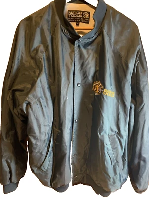 Matco Tools Nylon Button Up Jacket Sz XL Embroidered 25th Anniversary Blue - Image 1 of 4