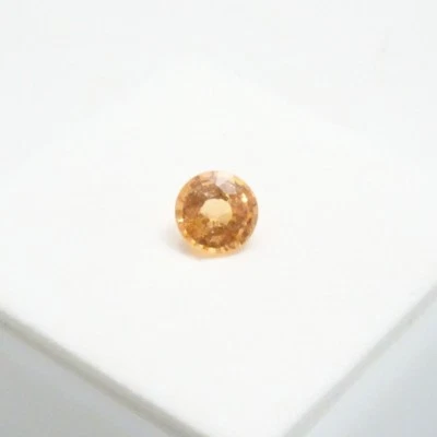 Granate espesartita nigeriano 1,0 quilates - 6 mm redondo granate espesartina piedras preciosas sueltas Foto 1 de 4