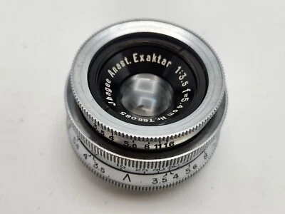 Ihagee Anastigmat Exaktar 54mm 5.4cm F3.5 Prime Lens for Exakta KE Bayonet Mount - Image 1 of 4
