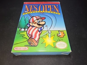 NES Open Tournament Golf Auténtico Nintendo NES EXCELENTE+ Estado COMPLETO n caja! - Imagen 1 de 9